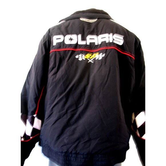 Pure Polaris Racing Jacket Snowmobile Red Flames Mens 2XL? Thermolite - Picture 11 of 13